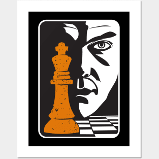 Chess Chessmen King Player Chess Lover Gift Posters and Art